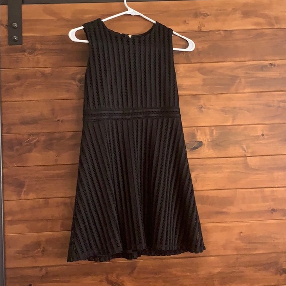 Black Textured Dress - Picture 1 of 3